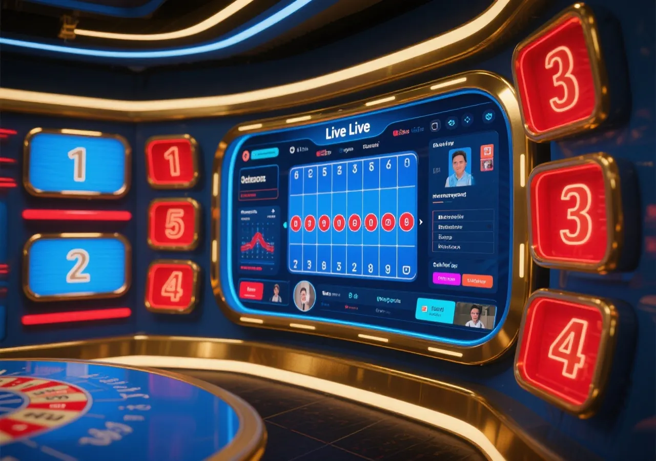 澳洲幸運5開獎直播介面示意圖